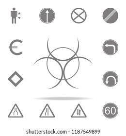 Biohazard icon. web icons universal set for web and mobile