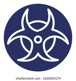 
Biohazard Isolated Vector icon which can be easily modified or edit
