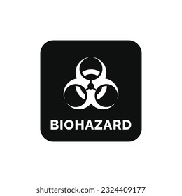 Biohazard packaging mark icon symbol vector