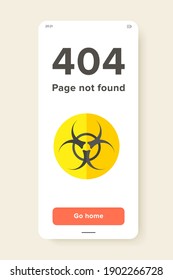 Biohazard sign icon. Multicolored vector illustration of biological threat symbol