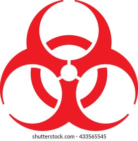 Biohazard Sign, Vector Format, for Health Industry Concepts.