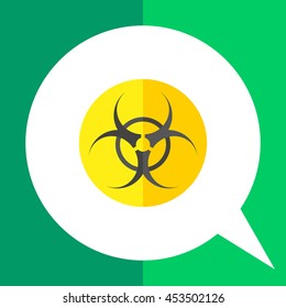 Biohazard Sign Vector Icon
