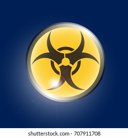 Biohazard Sign. Vector illustration