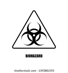 biohazard sign vector image for package design