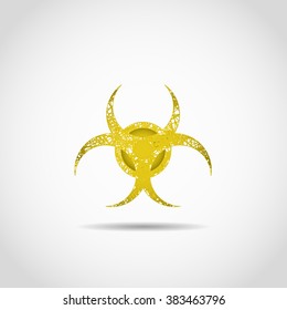 Biohazard sign. Virus icon,