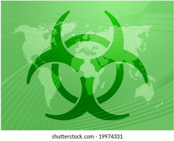 Biorisk-Zeichen, Warnmeldung für gefährliche Biowerkstoffe
