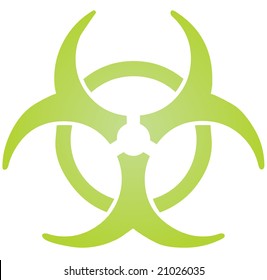 Biohazard sign, warning alert for hazardous bio materials
