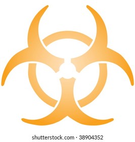 Biohazard sign, warning alert for hazardous bio materials