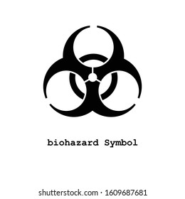 biohazard Symbol , illustrator vector icon