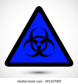 Biohazard Symbol on background. Isolated illustration of biohazard symbol. Icon can be used as a poster, wallpaper, t-shirt design, or webdesign icons.
