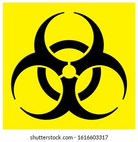 Symbol Icon Pictogram Biohazard Biological Hazard Stock Vector (Royalty ...