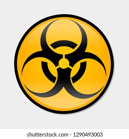 biohazard symbol vector illustration