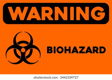 Warnschild für Biogefährdungssymbol 