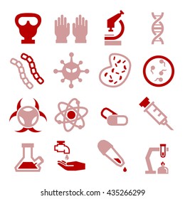 biohazard, toxic icon set