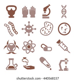 biohazard, toxic icon set