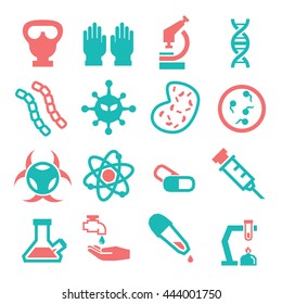 biohazard, toxic icon set