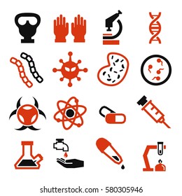 biohazard, toxic icon set