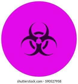 Biohazard vector  icon