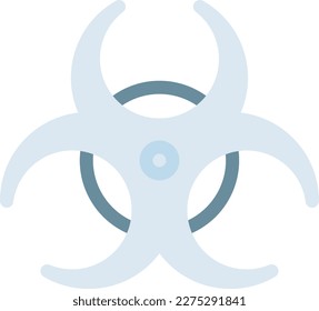 Biogefährdung, Vektorgrafik auf transparentem Hintergrund. Hochwertige Symbole. Zeilenfarbige Vektorsymbole für Konzept und Grafikdesign.