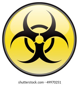 Biohazard Icon Warning Sign Virus Stock Vector (Royalty Free ...