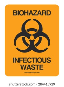 biohazard warning sign