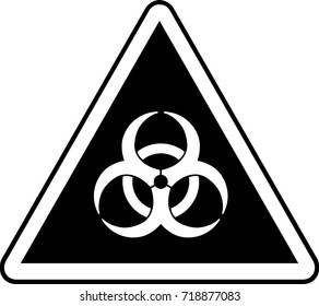 Biohazard warning sign information