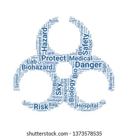 Biohazard Word Cloud Tag Cloud About Stock Vector (Royalty Free