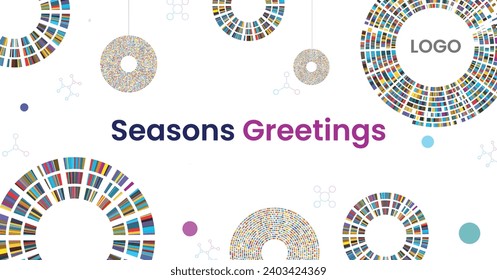 Bioinformatics, data analytics seasons greetings, big data seasons greetings, molecules