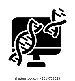 Bioinformatics Icon Element For Design