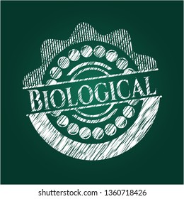 Biological chalk emblem