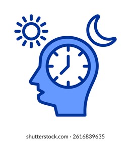 Biological Clock Icon Element For Design