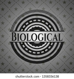 Biological dark icon or emblem