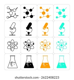 Biological Gene Icons, Genetic Algorithm, Genetic Data, Genetic Research, Gene Sequencing