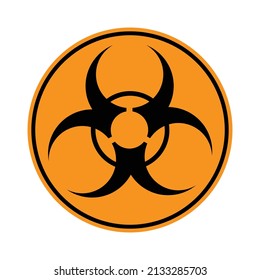 Biological Hazar Sign. Garbage. Dangerous Goods. Radioactive Element. Harmful Waste.