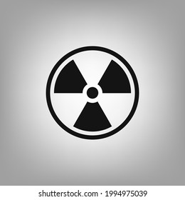 Biological hazard icon for the interface of applications, games.
