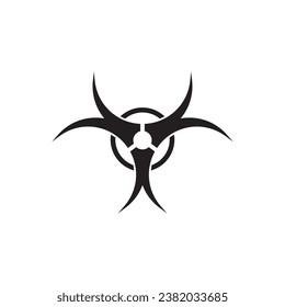 diseño de imagen de icono de riesgo biológico