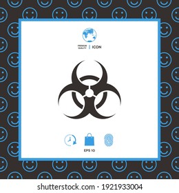 Signo de peligro biológico. Elemento para su diseño