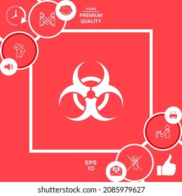 Biological Hazard Sign. Element For Your Design