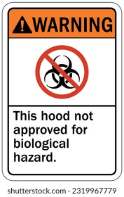 Biological hazard sign and labels