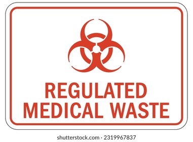 Biological hazard sign and labels