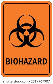 Biological hazard sign and labels