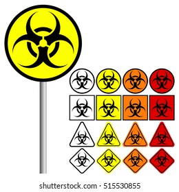 Biological Hazard Symbol Icon