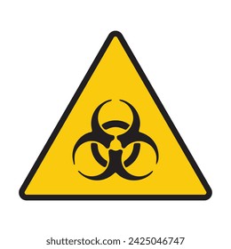 Biological Hazard Symbol vector sing