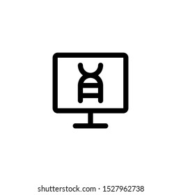 Biological Presentation Icon Outline Vector