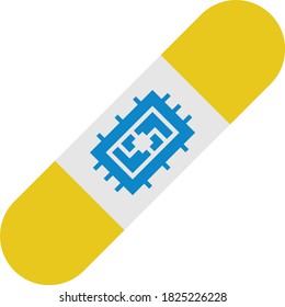 Biological Robotic Entities Concept Vector Icon Design, Biotechnology Symbol on White background