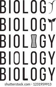 
biological text with symbols in them that can be used for presentations and learning