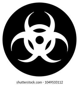  Biological threat icon. Vector illustration