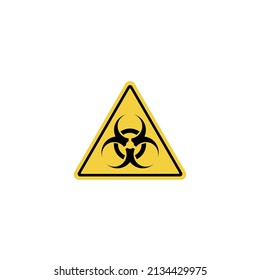Biological weapon simple thin line icon vector illustration. For web and mobile UI UX