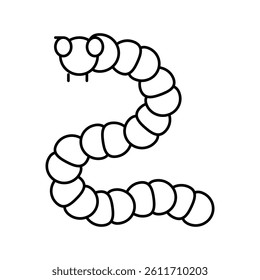 biology bacteria virus line icon vector. biology bacteria virus sign. isolated contour symbol black illustration
