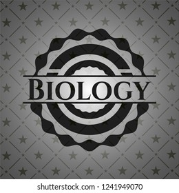 Biology black emblem
